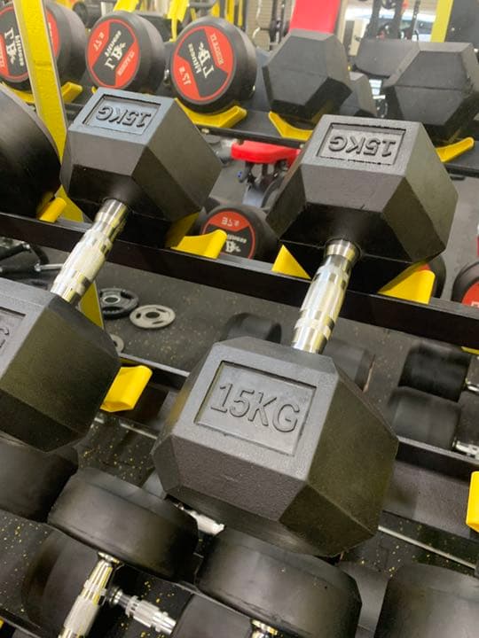 ヘックス  ラバーダンベル　12.5kg から25kg 1万円値下げ