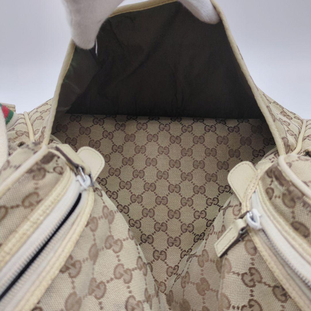 入手困難・保存袋付】グッチ☆マザーバッグ GGキャンバス シェリー