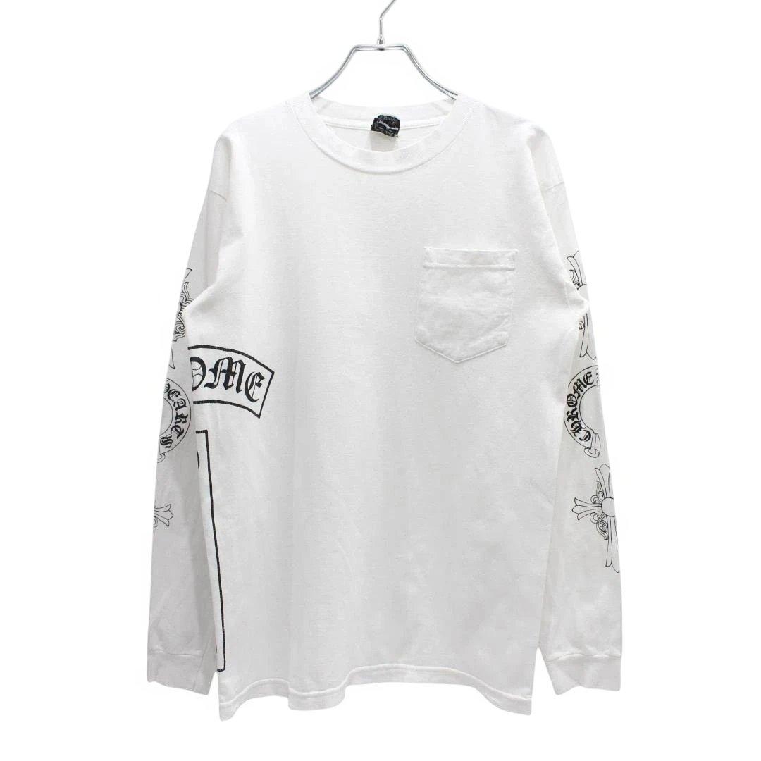 CHRONIC HEARTS ロングスリーブカットソー ホワイト 楽天市場】【新品】 【最短即日発送】 CHROME HEARTS HONG KONG
