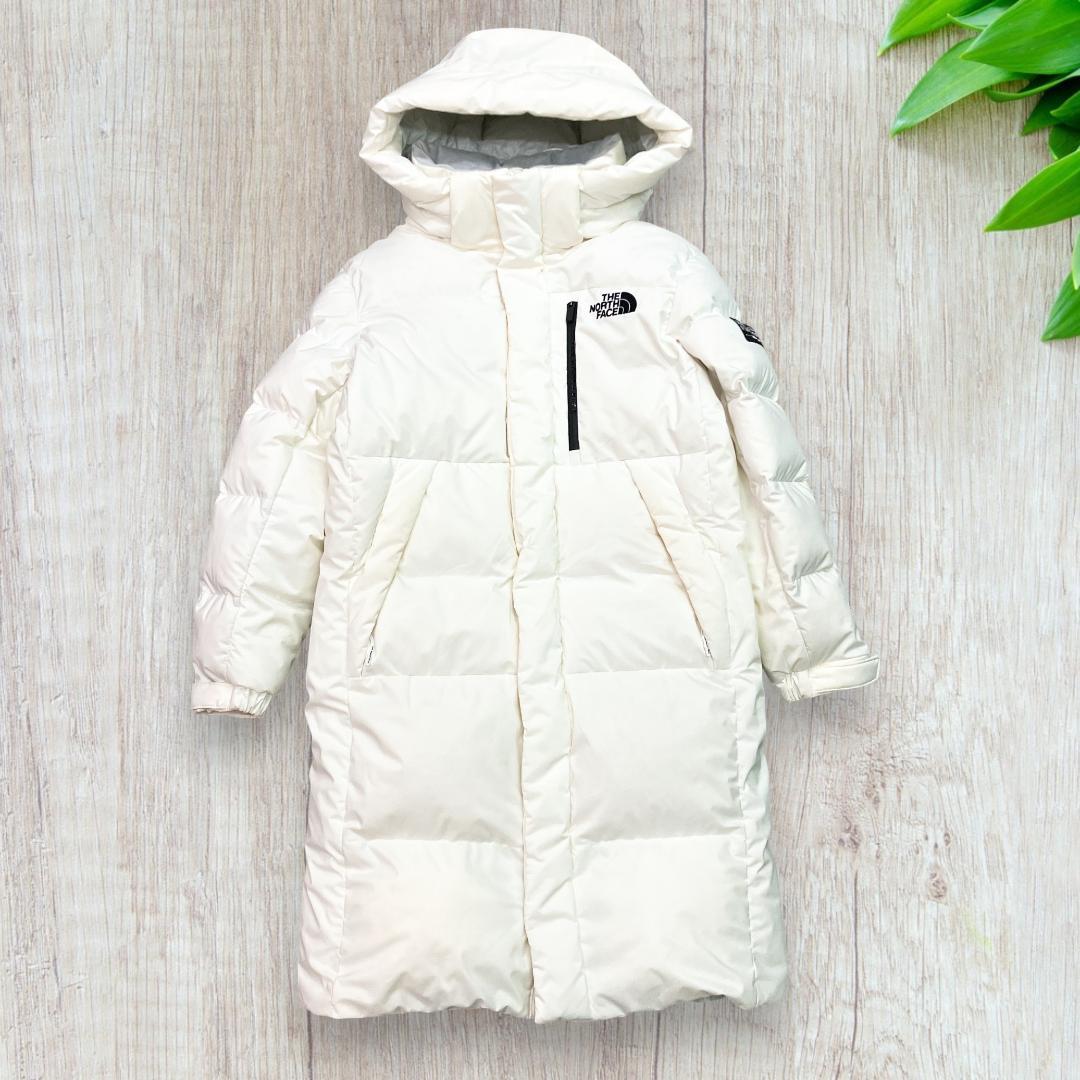 韓国限定ノースフェイス ロングダウンコート 白 XS NEVER STOP 5