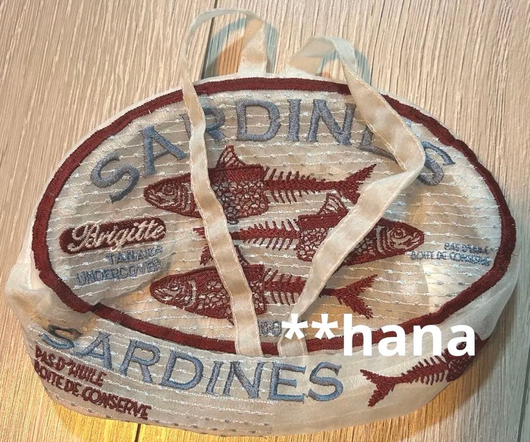 ブリジットタナカ アンダーカバー コラボ ポーチ オイルサーディン