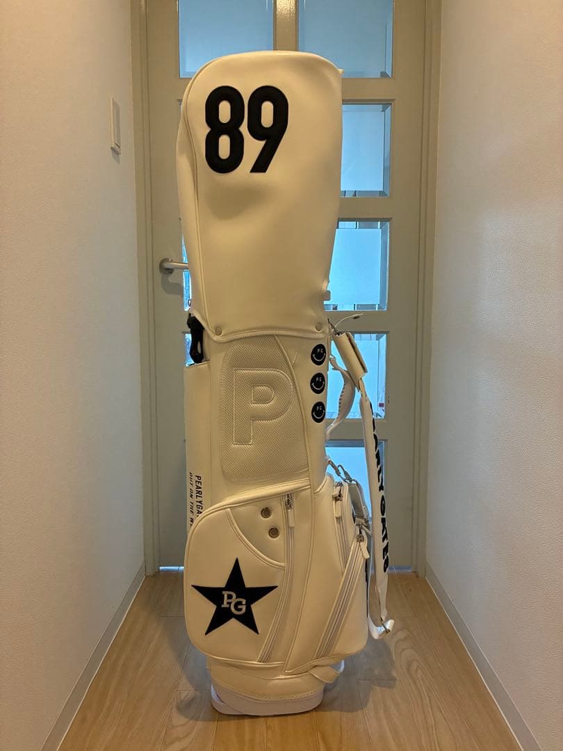 新品　パーリーゲイツ　スタンド式キャディーバック　男女兼用モデル PEARLY GATES（パーリーゲイツ） ゴルフ 「PEARLY GATES」ワッペン