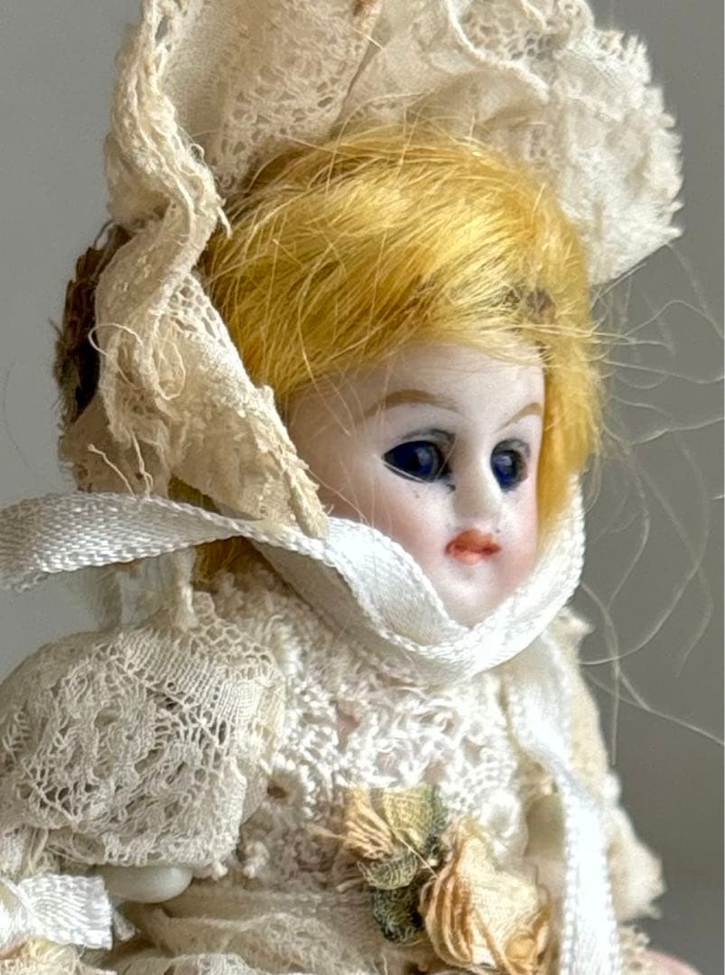 アンティーク ミニョネット オールビスクドール 10cm - メルカリ