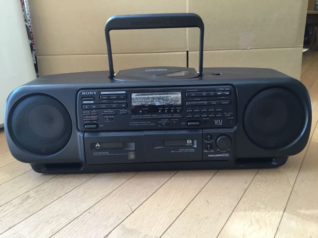 SONY CFD-400 CD テープ ラジカセ ドデカホーン ジャンク品 - メルカリ
