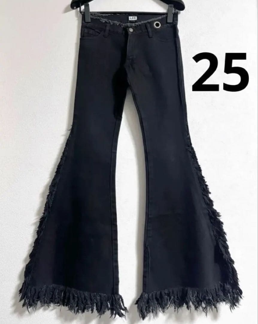 LGB ルグランブルー フレアデニム ベルボトム ブラック アーカイブ 00s