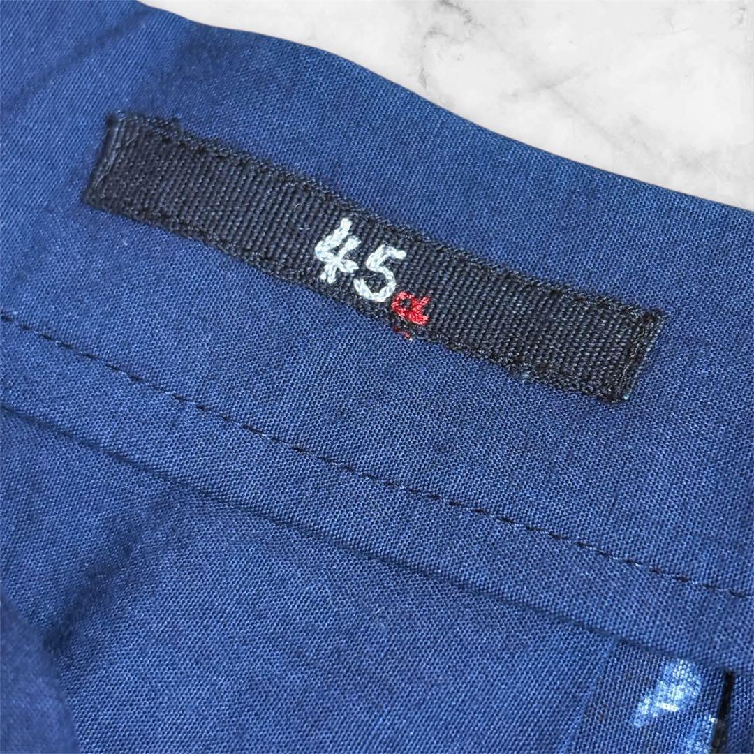 美品✨45R インディゴ不死鳥更紗スカート ネイビー - メルカリ