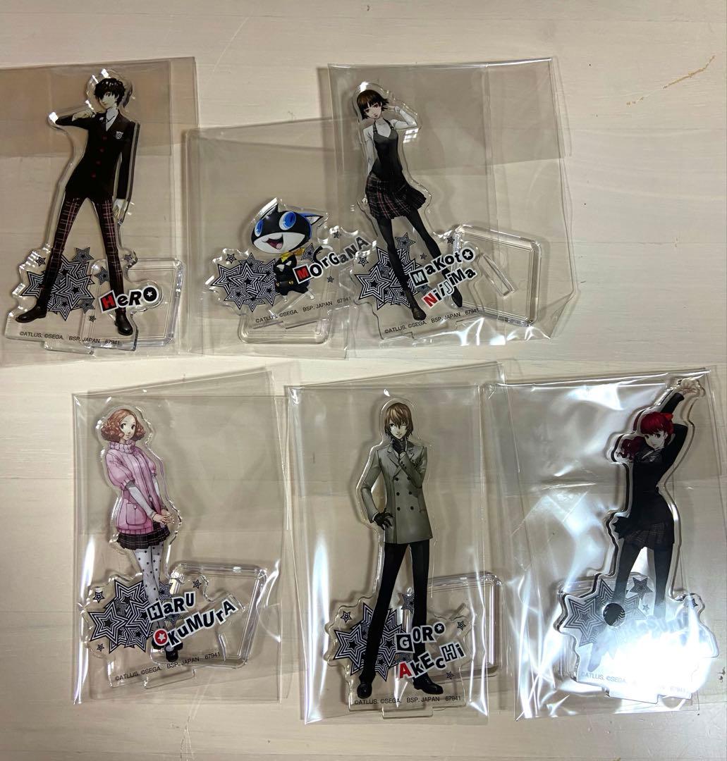 ペルソナ5 ザ・ロイヤル 一番くじ F賞 アクリルスタンド 怪盗団1部