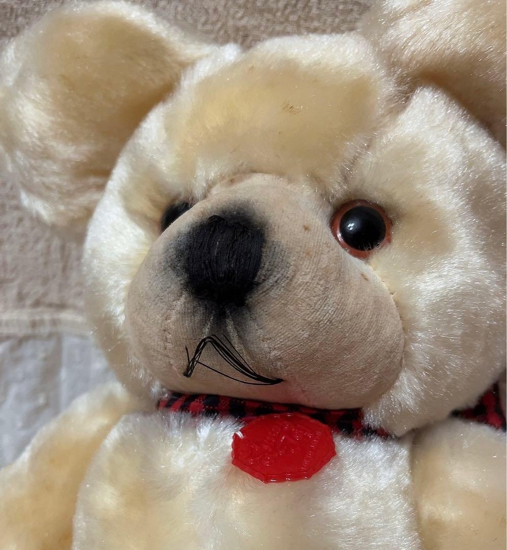 箱付き　当時物　昭和レトロ　ぬいぐるみ　くま　人形　テディベア　レトロ