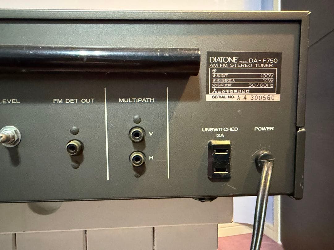 動作品 高級機 DIATONE DA-F750 チューナー - メルカリ