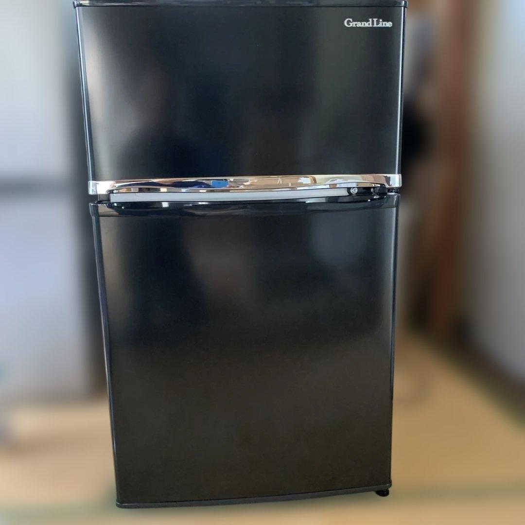 ARM-90L02BK 2ドア冷凍冷蔵庫 冷蔵庫 Grand Line 2ドア冷凍/冷蔵庫 90L ARM-90L02BK・DB・SL 株式