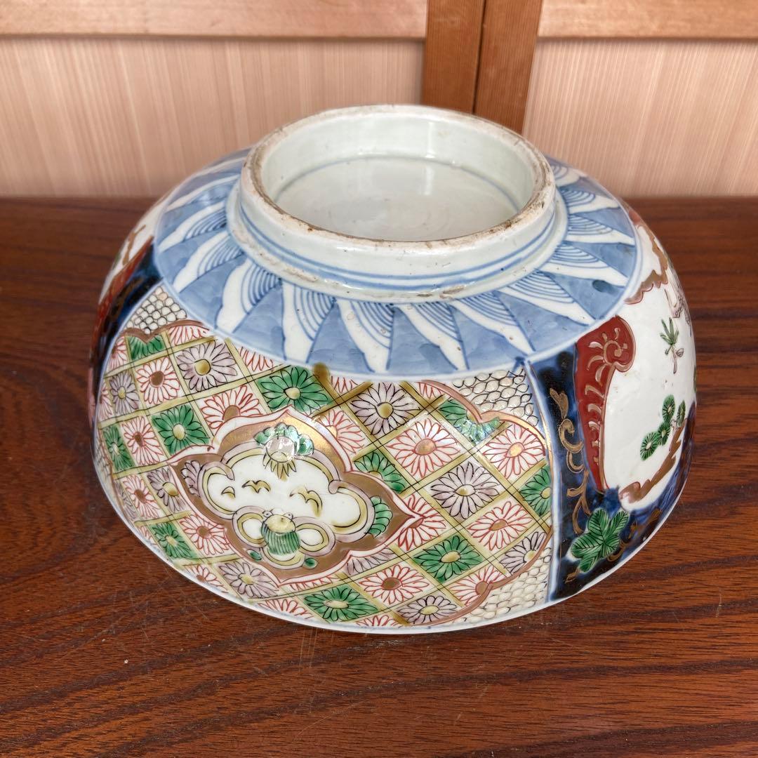 色絵古伊万里金彩牡丹瑞雲四方割文鉢 - メルカリ