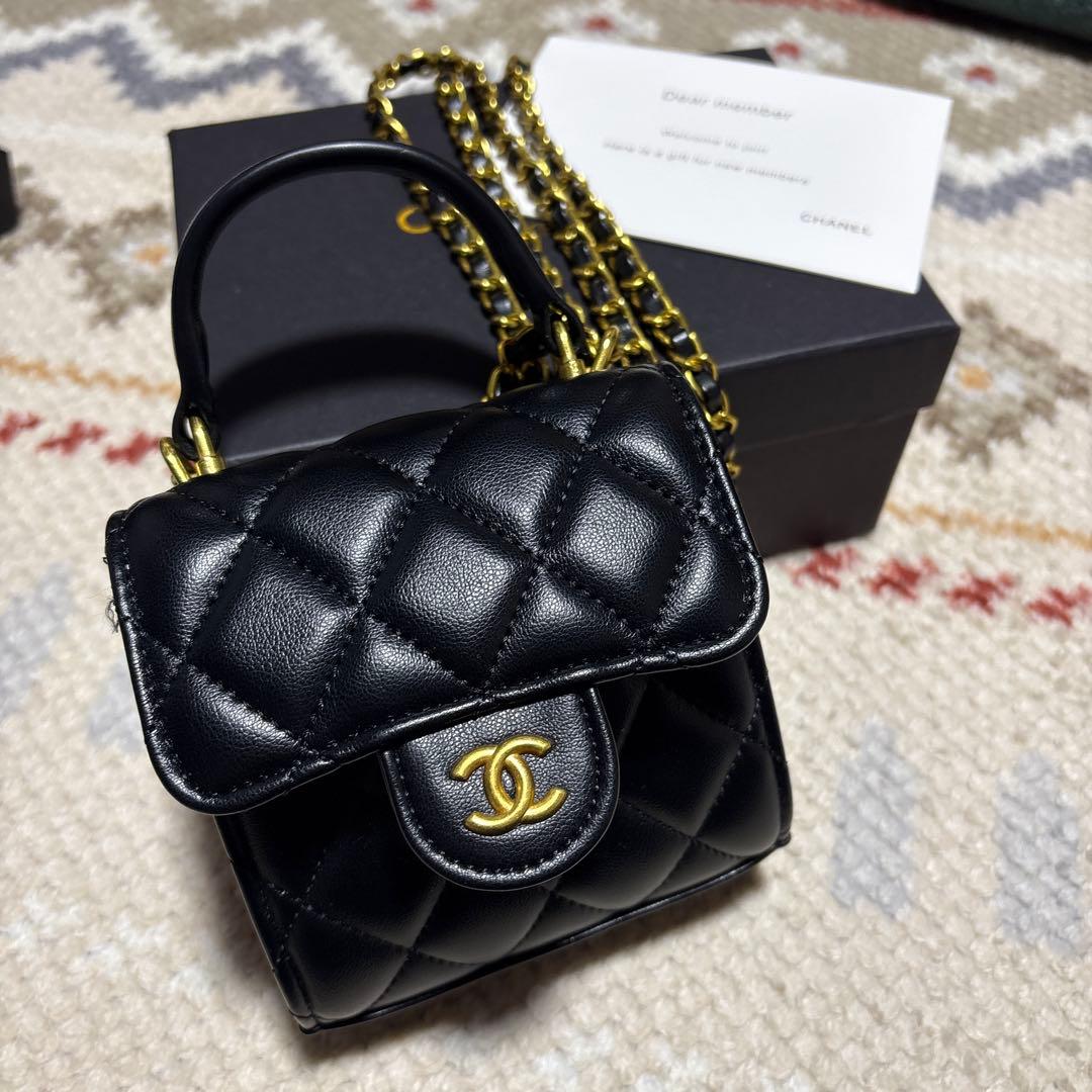 CHANELノベルティ★ミニチェーンバック非売品 CHANEL ノベルティ ミニチェーン ショルダーバッグ(非売品) - メルカリ