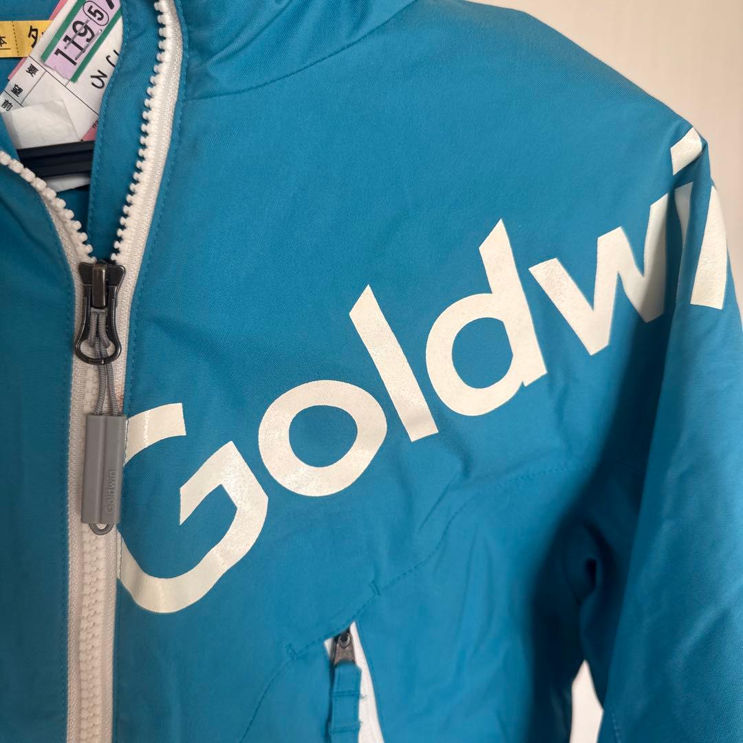 女児用Goldwin スキーウェア 青 フード付き140センチ - メルカリ