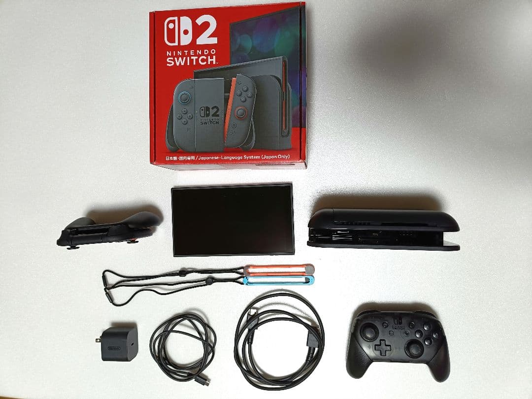領収書・保証書付】Nintendo Switch 2 本体 ＋ プロコン付 - メルカリ