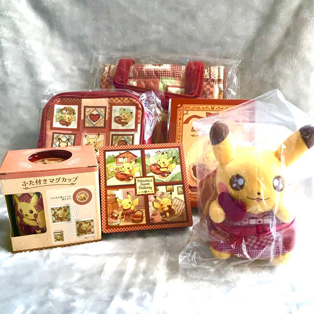 新品未開封 Pikachu's Sweet ピカチュウ バレンタイン 6点セット