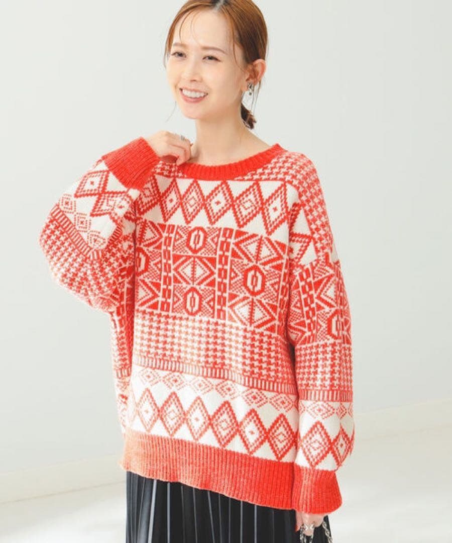 silent 川口春奈着用B:MING by BEAMS モールジャカードニット - メルカリ