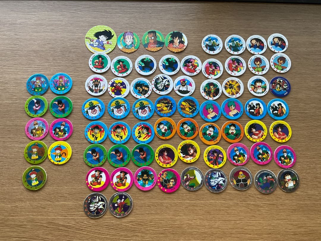 ☆バラ売り可能☆ 丸型・面子・めんこ・メンコ ☆ドラゴンボール 色々