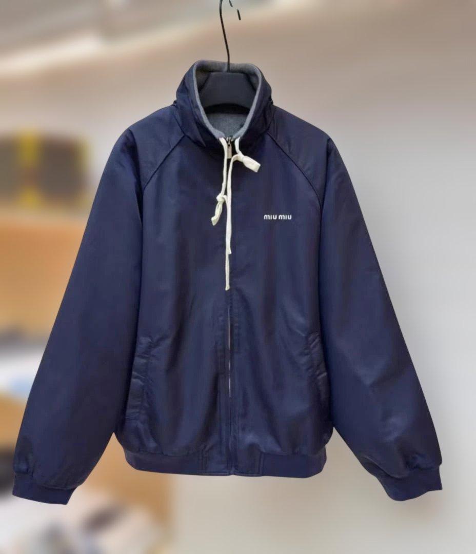 MIU MIU 25SS リバーシブル フリースジャケット - メルカリ