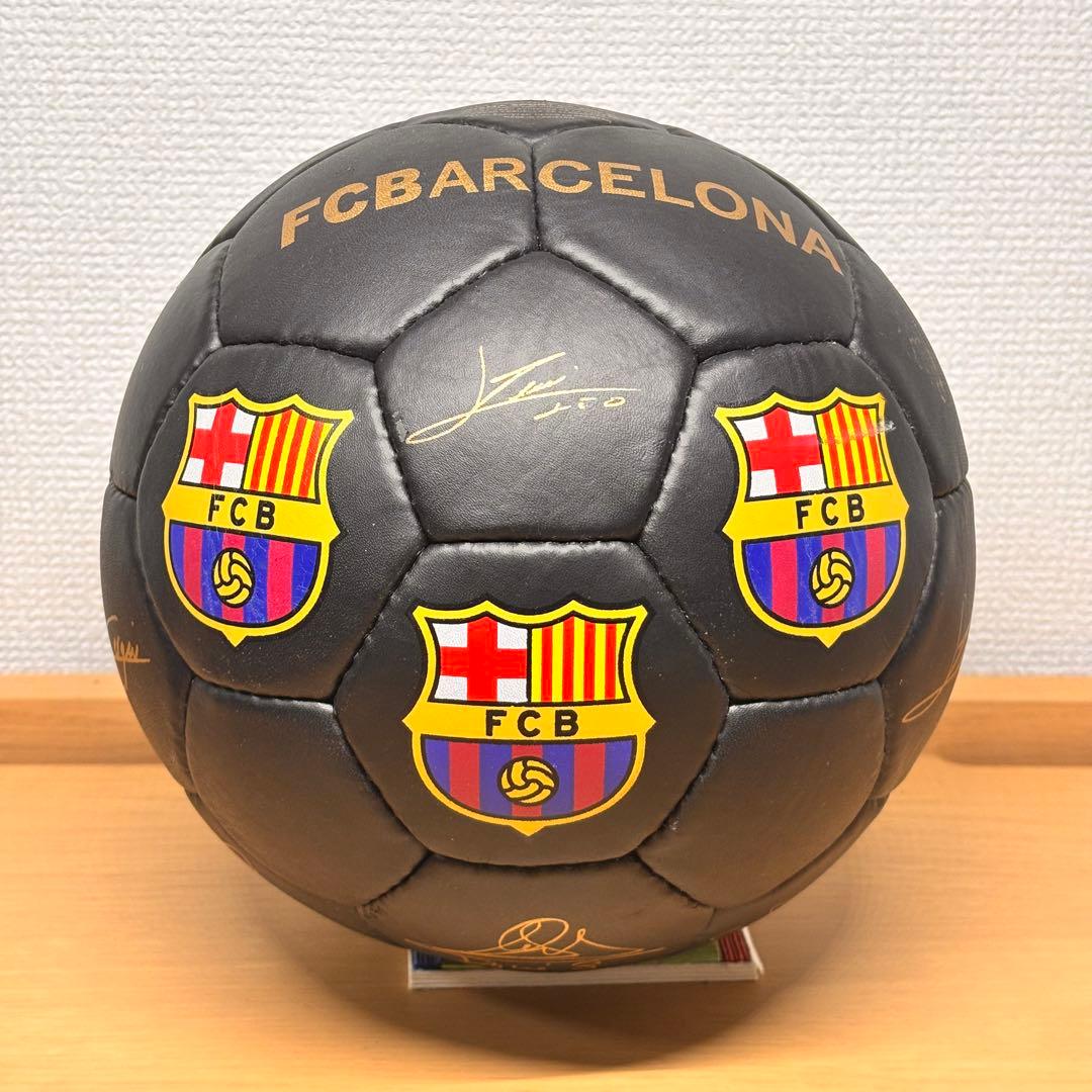FCバルセロナ サイン入りサッカーボール - メルカリ