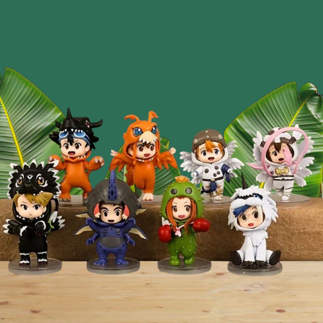 ☆新品☆デジモンアドベンチャー 着ぐるみ デジモン フィギュア 8体