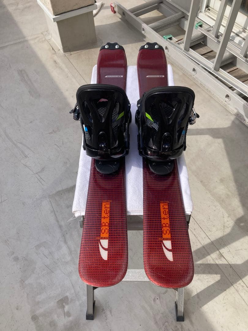 ショート(ファン)スキー スノーボード ブーツ用SALOMON×DRAKE 赤