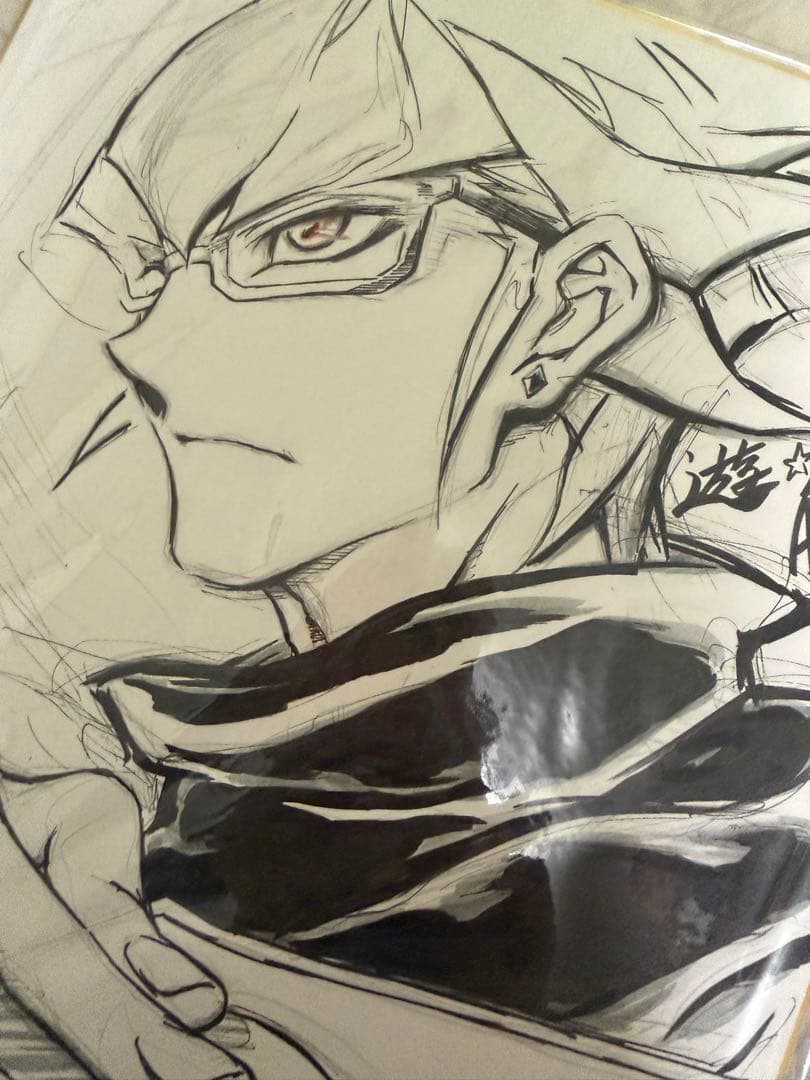 遊戯王ARC-V 赤馬零児 キャラクターデザイン直筆サイン色紙 横田明美