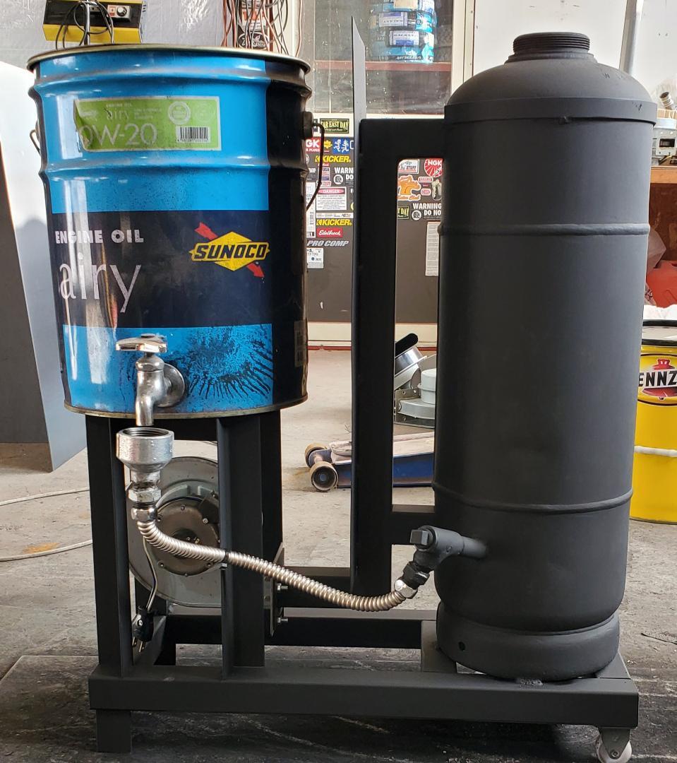 廃油ストーブ 小型設計 送込75000円 即購入OK 1台限定 早い物勝ち