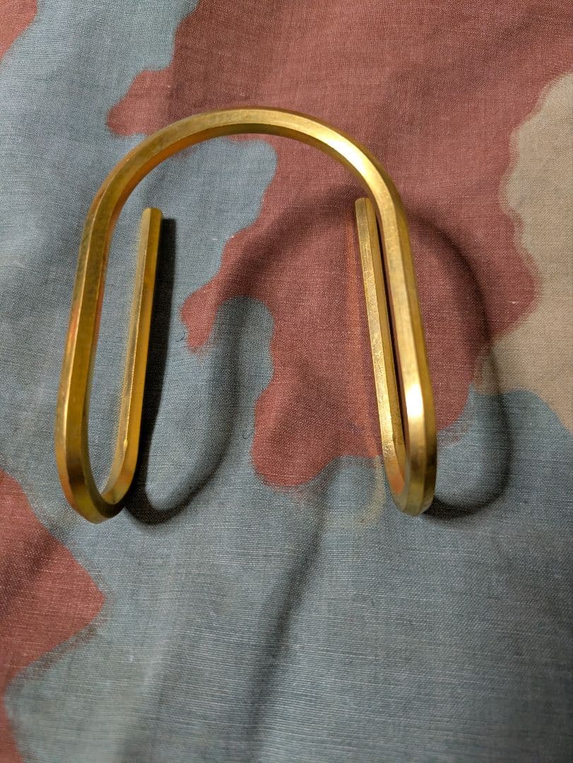 真鍮製 アルコールストーブ 五徳 美品 軍幕 ブッシュクラフト used