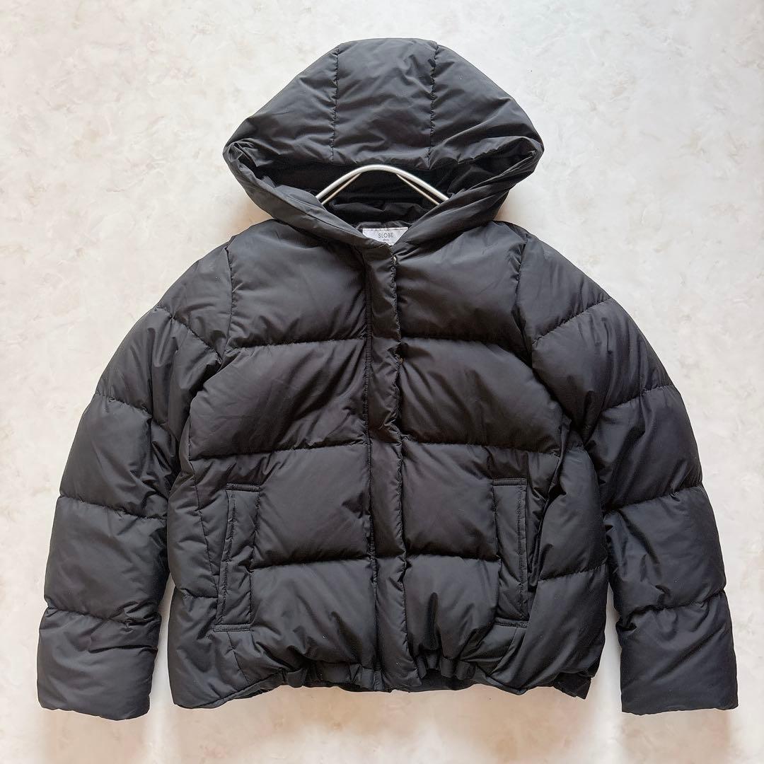 スローブイエナ ショートダウンジャケット 38 ブラック - メルカリ