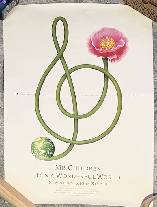 Mr.Children It's a wonderful world ポスター - メルカリ
