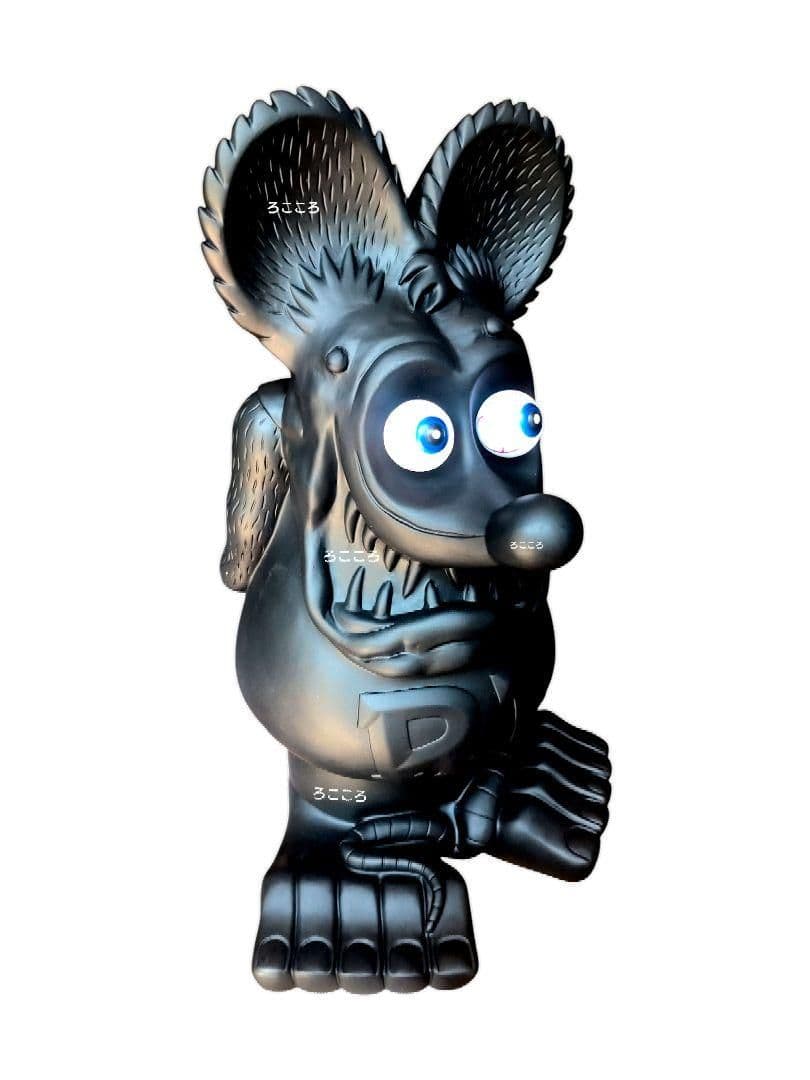 残りラスト1点のみ ラットフィンク フィギュア マットブラック ラット