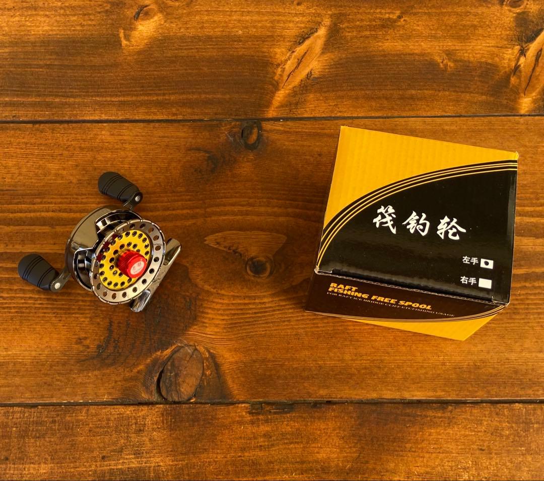 穴釣りセット アイスフィッシング 穴釣りロッド 天然木グリップ タイコ