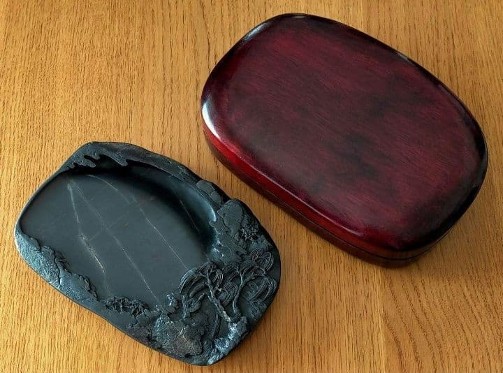 硯石　新品未使用 本石硯 蒼玄 四五平 - 書道用品、墨、墨液、紙、筆を卸価格でご提供