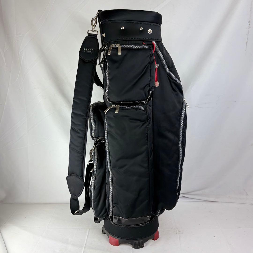 ダイワ オノフ ONOFF キャディバッグ ゴルフバッグ 赤黒 ONOFF（オノフ） グローブライド 軽量 スタンドキャディバッグ OB0324