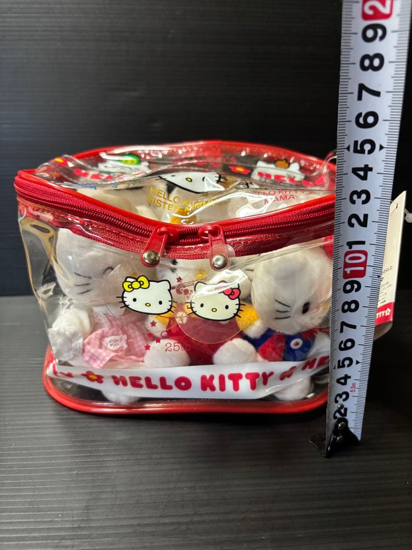 ハローキティ25周年 キティズファミリー　ぬいぐるみ　1999 レトロ　希少