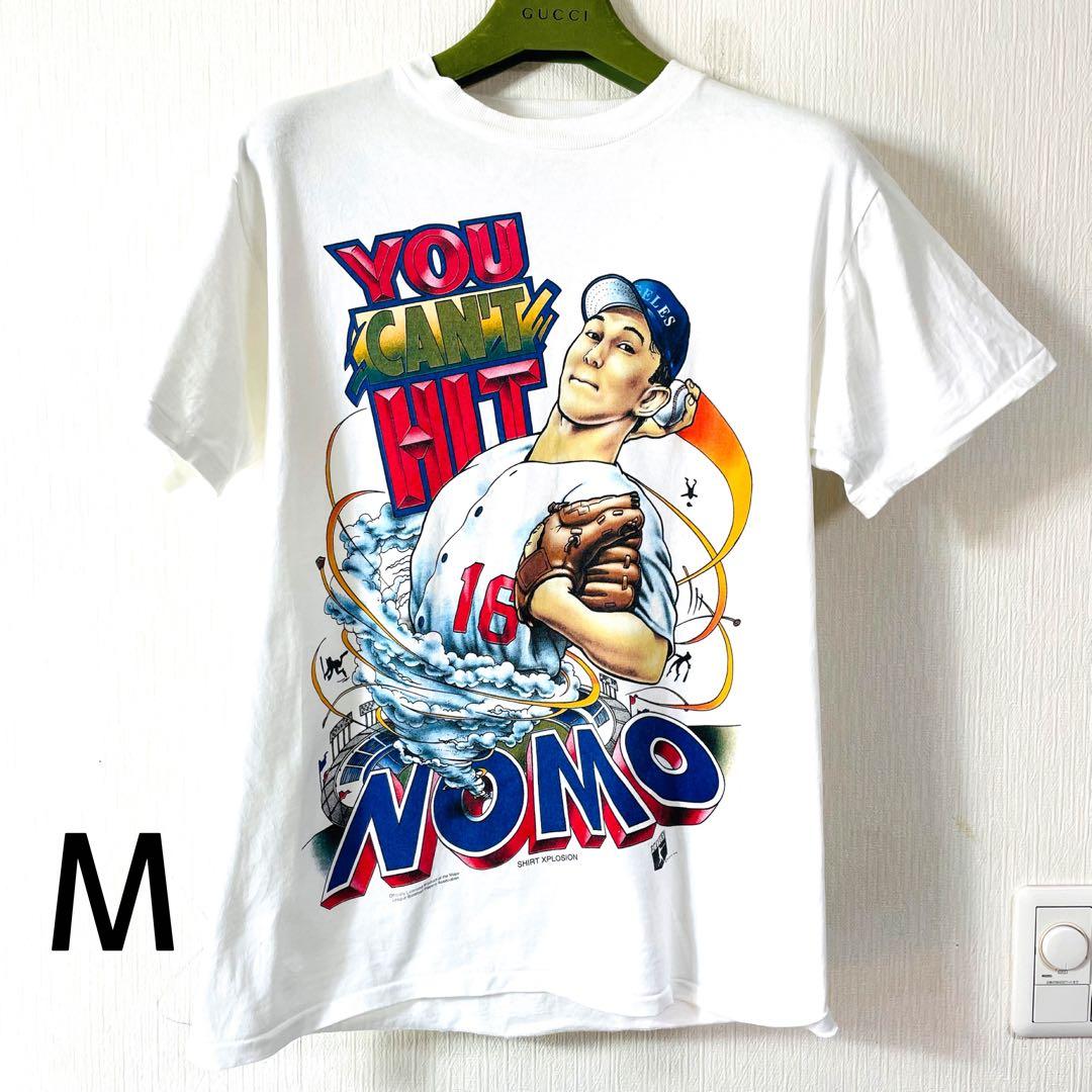 レア꧂野茂英雄 YOU CAN'T HIT NOMO Tシャツ Mドジャース - メルカリ
