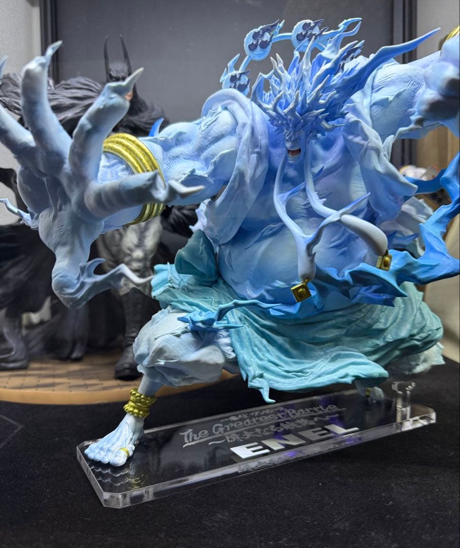 ワンピース　1番くじ　ラストワン賞　エネル　フィギュア　特別台座付き