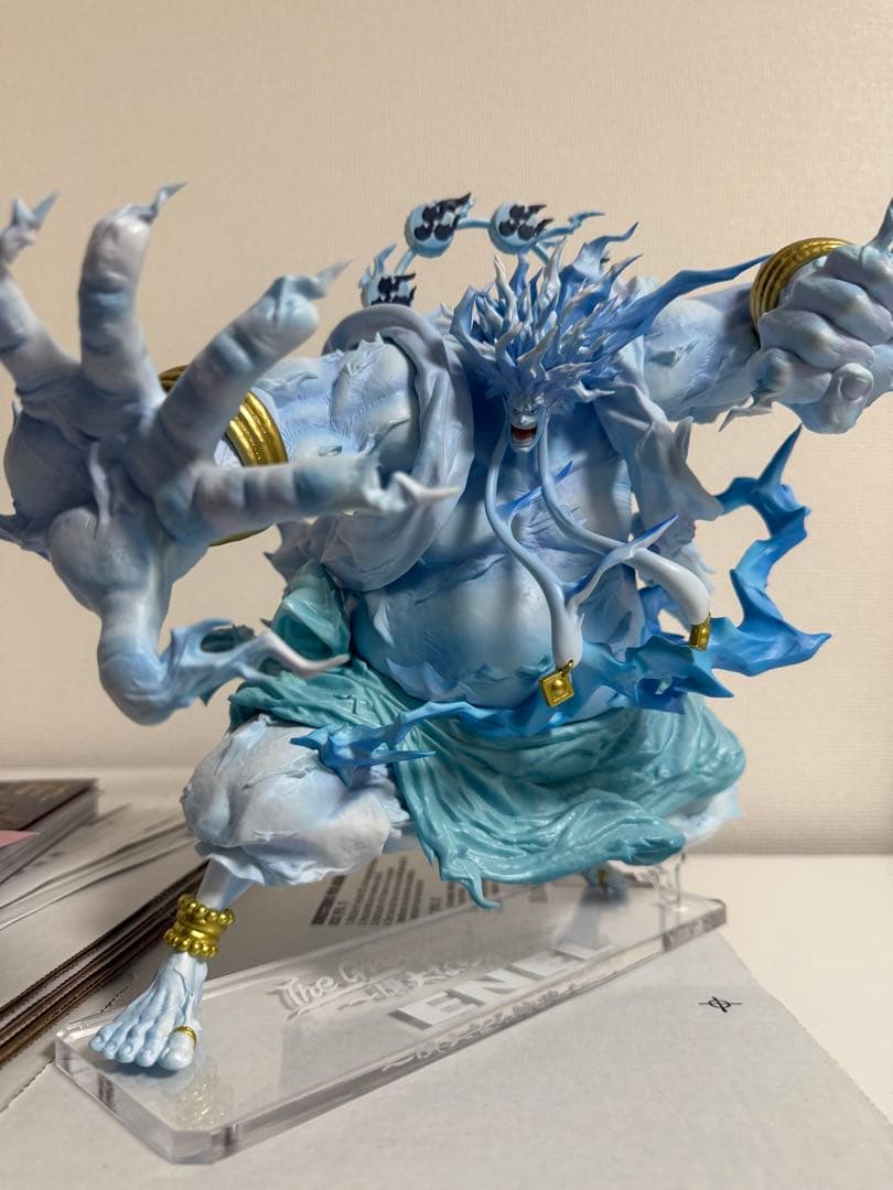 ワンピース　1番くじ　ラストワン賞　エネル　フィギュア　特別台座付き