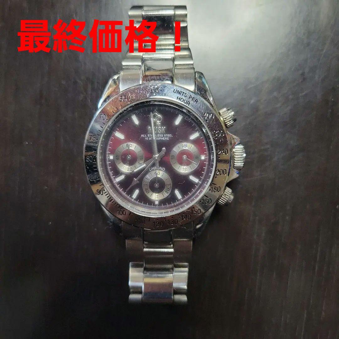 MUSK ムスク クロノグラフ 腕時計 クォーツ - メルカリ