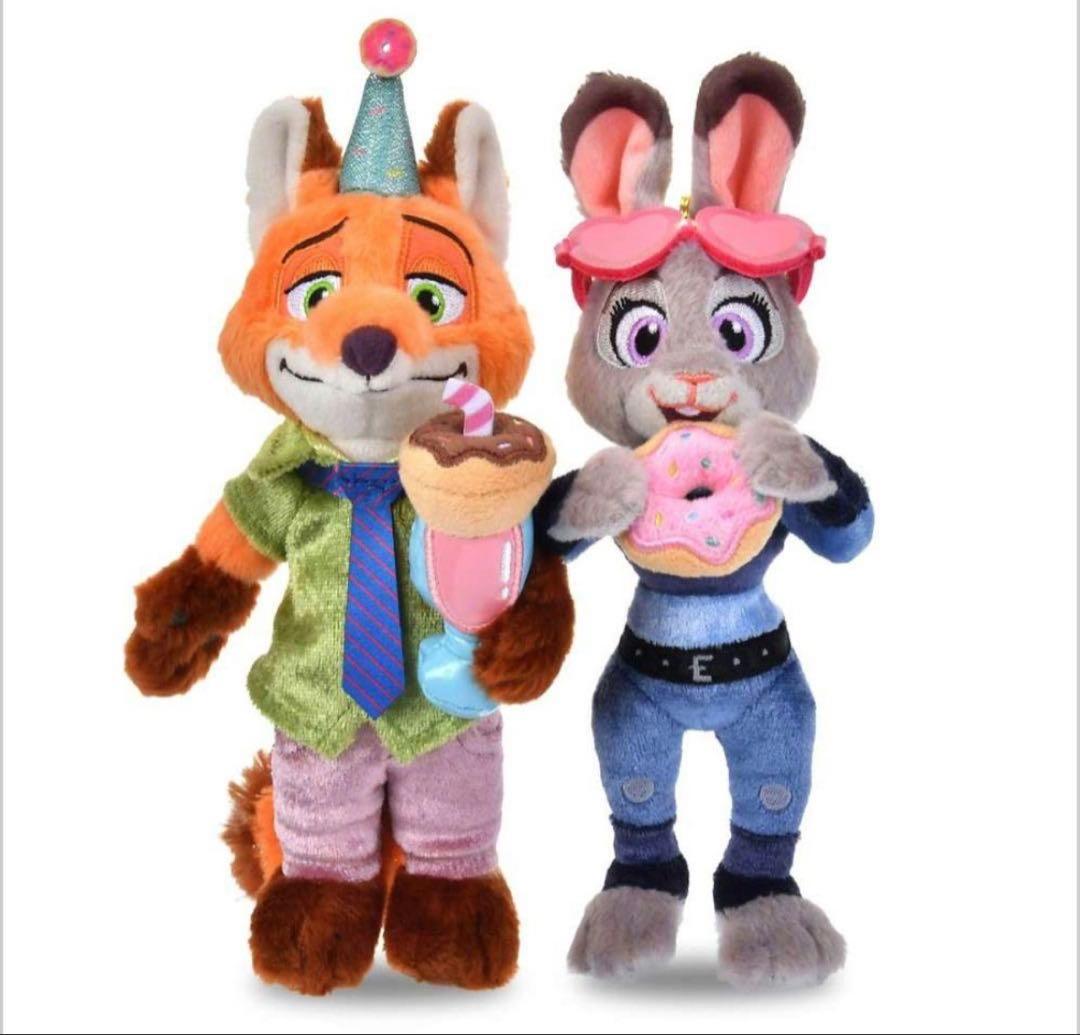 ディズニーストア ズートピア 10th ぬいぐるみキーチェーン ニック