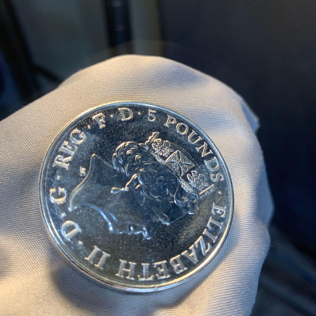 純銀貨 2オンス クイーンズビースト 2016 ライオン・イングランド M4