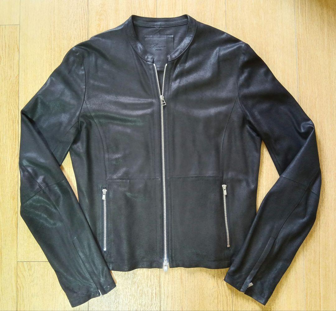 Rawtus ロゥタス 山羊革ゴードレザー シングルライダース サイズ38　黒 3090051742872915_01_5138.jpeg