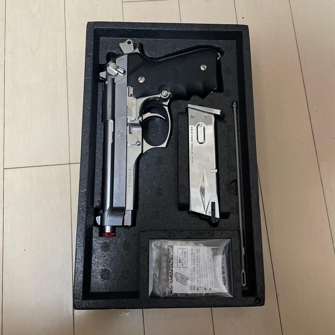 あ*ら様 東京マルイ M92F クロムステンレス ミリタリーモデル ガスガン
