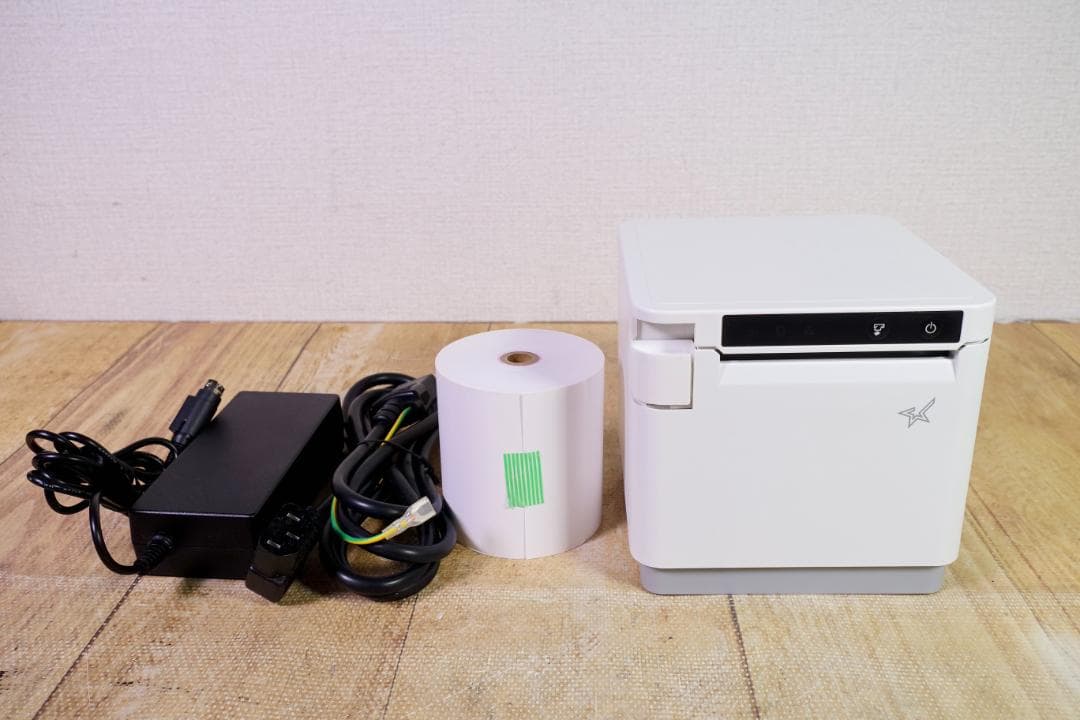 【美品】スター精密 サーマルプリンター mC-Print3 MCP31LB WT MCP31LB-WT-JP-B（直送品） - アスクル