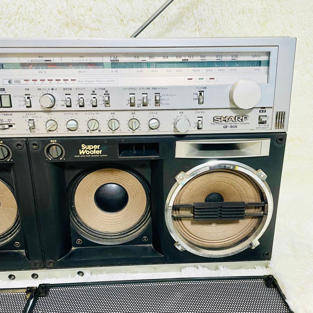 希少 現状品 SHARP GF-909 メタルテープ ラジカセ ビンテージ - メルカリ