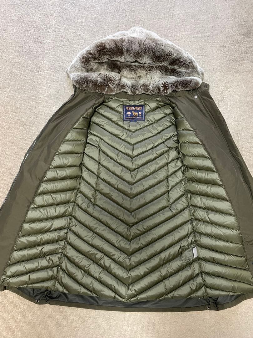 美品✨ウールリッチ ボウブリッジ ダウンコート ラビットファー