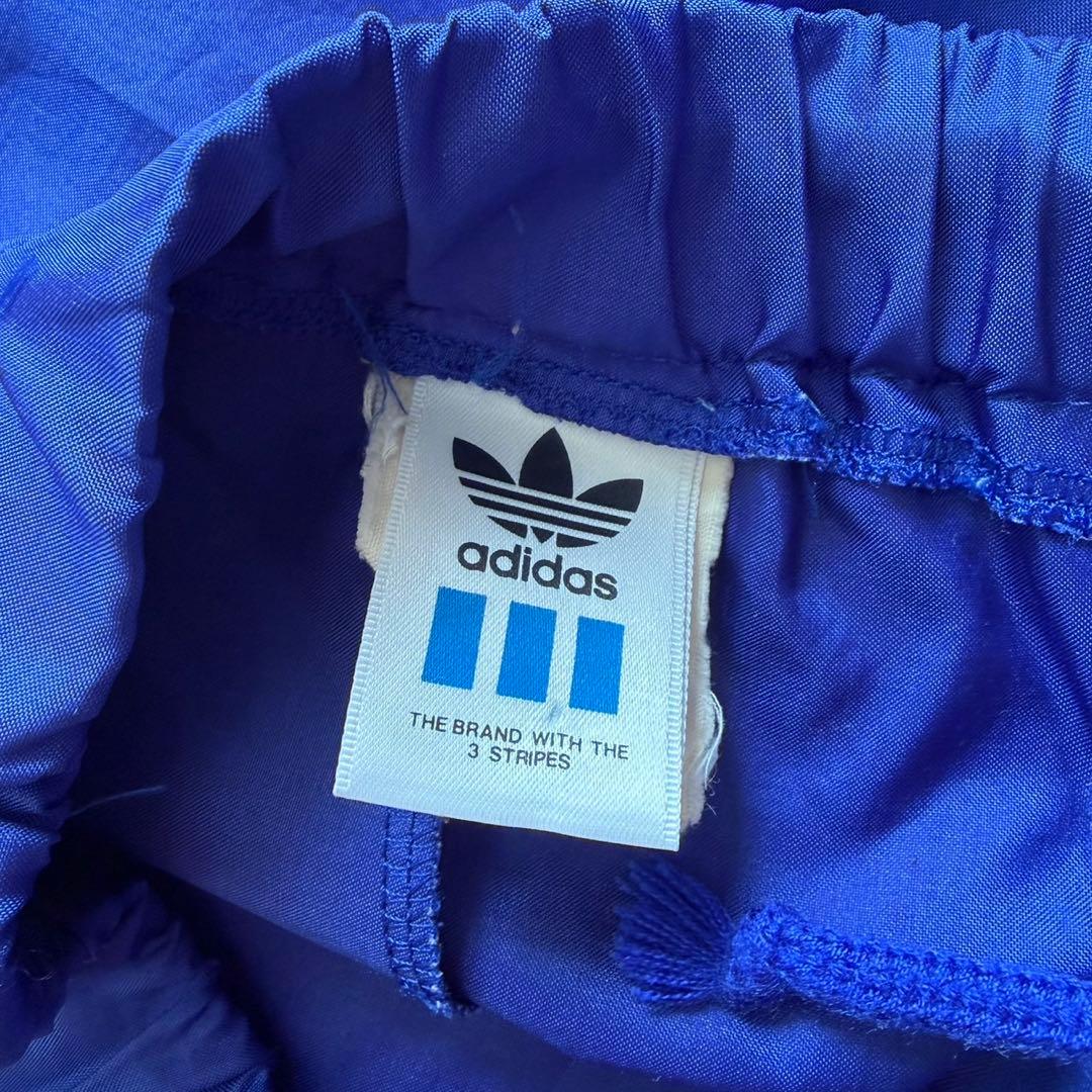 美品 90's adidas アディダス ナイロン 上下セット デサント製 L