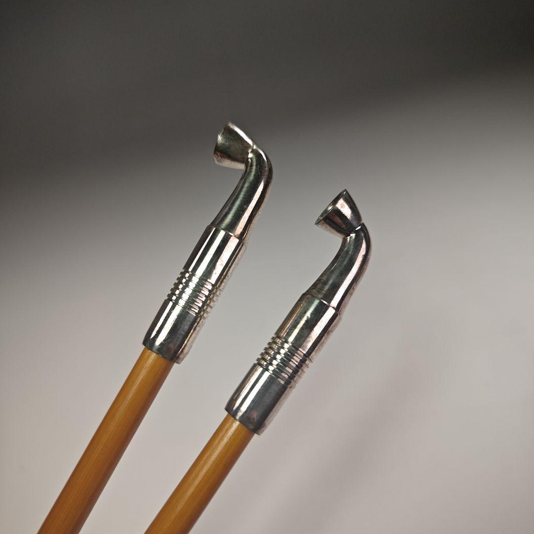 ウ308 煙管『金工師 木村清五郎（清雲）』『即中斎好写南鐐純銀 キセル