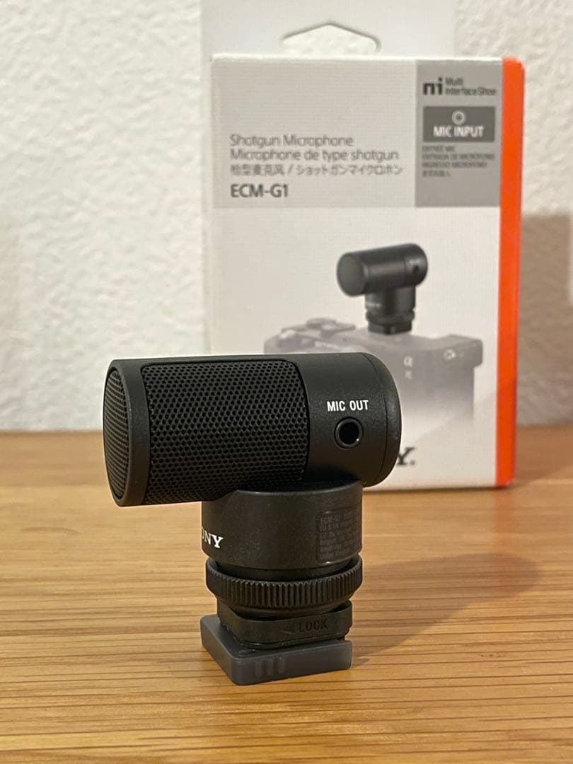 タイムセーSONY ECM-G1 ショットガンマイクロホン ECM-G1 SONY｜ソニー 通販 | ビックカメラ.com