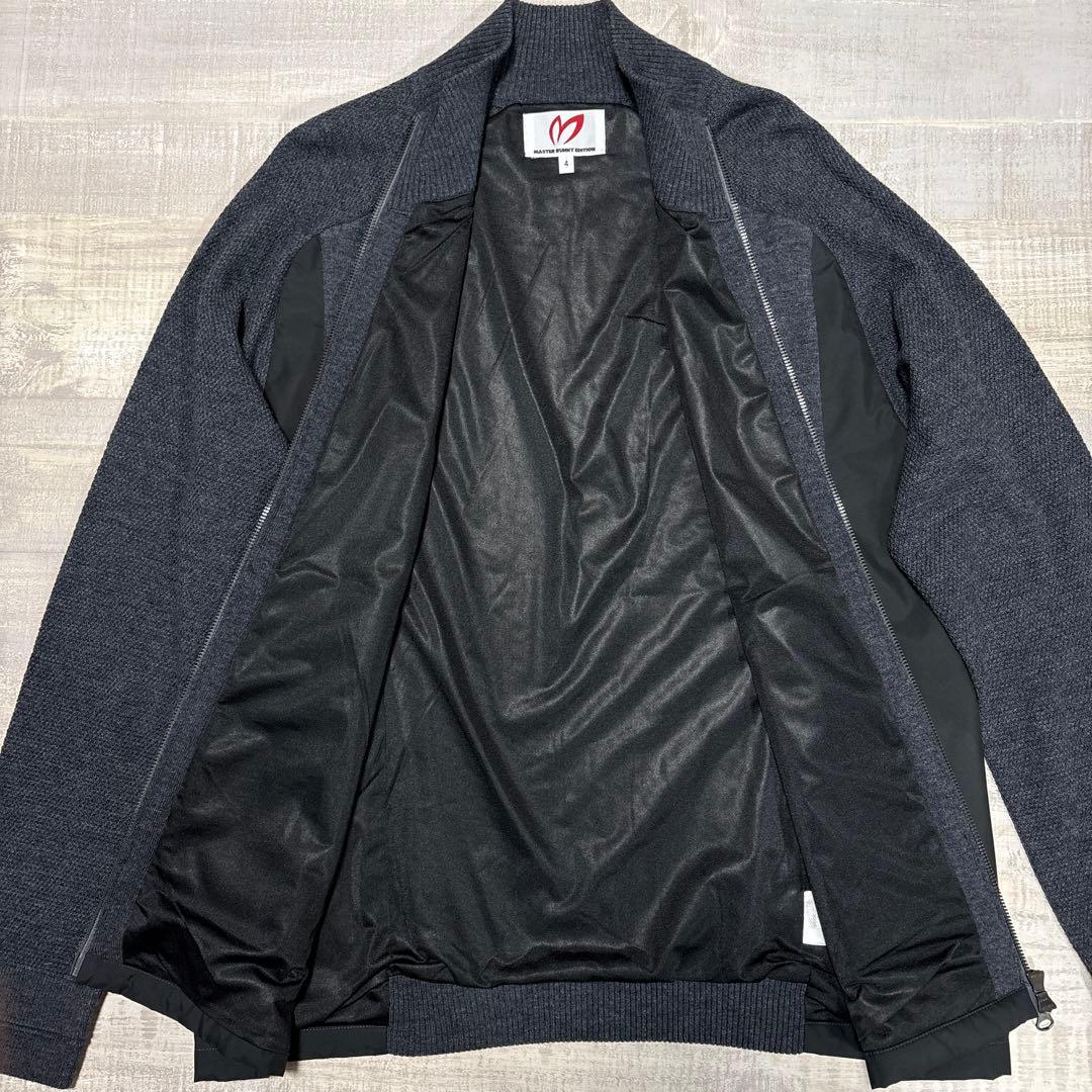 マスターバニー☆毛80%混☆ストレッチジップジャケット【メンズ サイズ